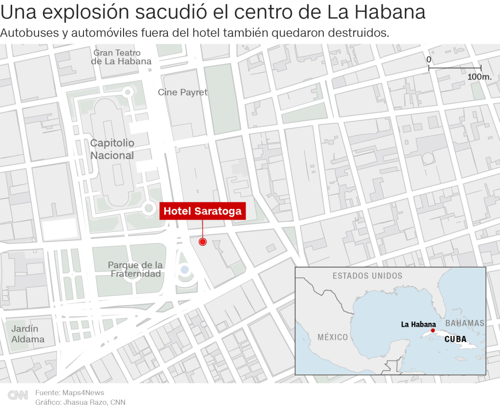 Cuba explosion