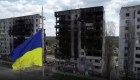 Dron muestra la destrucción en la ciudad ucraniana de Borodianka 