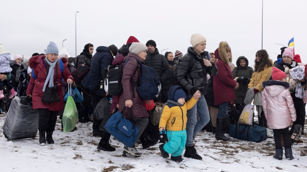 Lebih dari 6,5 juta orang meninggalkan Ukraina karena perang