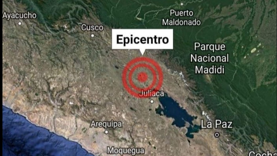 Un sismo de 7,2 sacude el sur de Perú, cerca a Bolivia, reporta USGS cafe