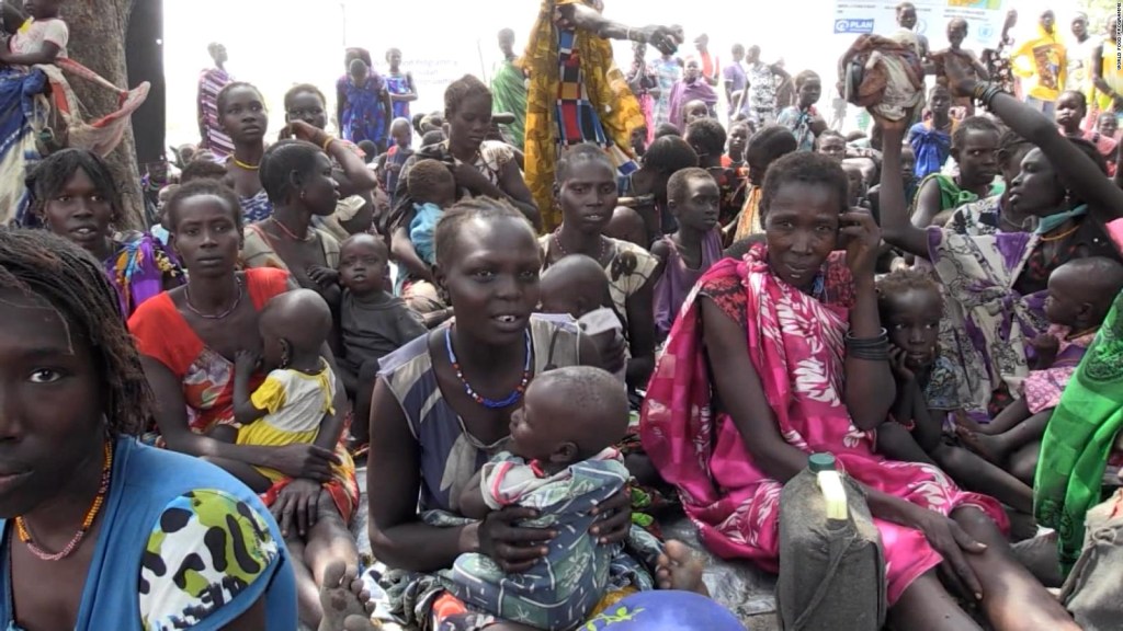 Millones corren riesgo de morir de hambre in Sudán del Sur
