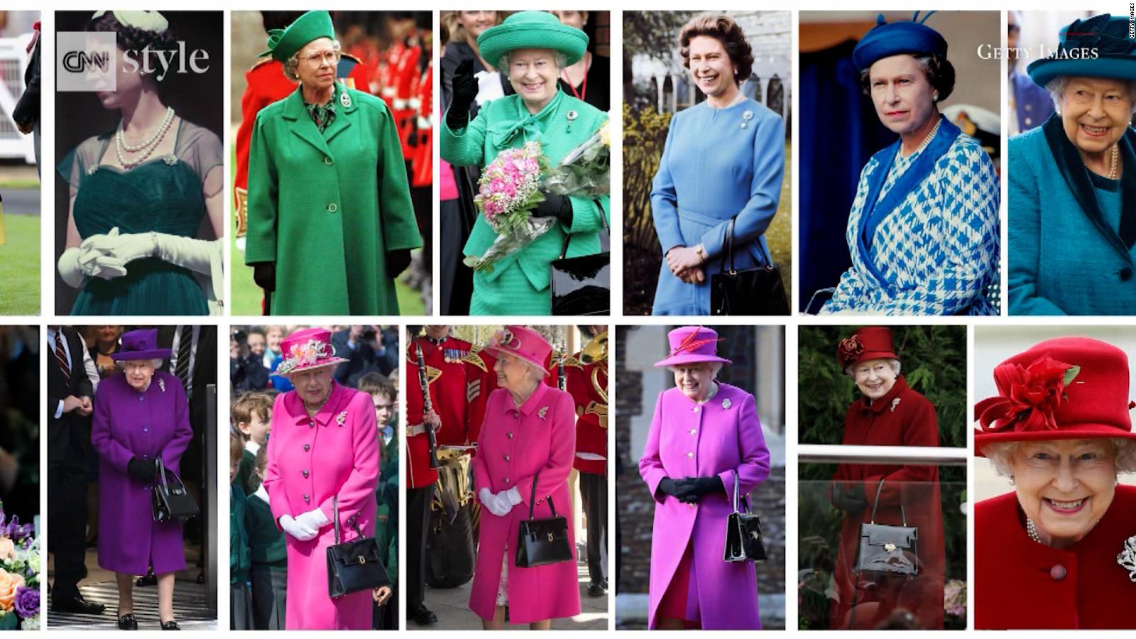 La reina Isabel II y su estilo único y colorido | Video