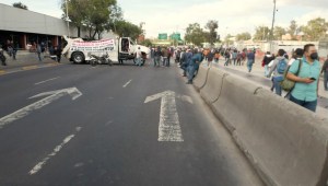 Caos en Ciudad de México por protesta de transportistas