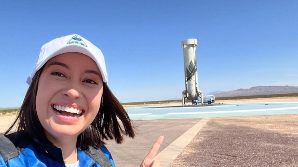 La sorpresa de Katya Echazarreta durante un viaje al espacio