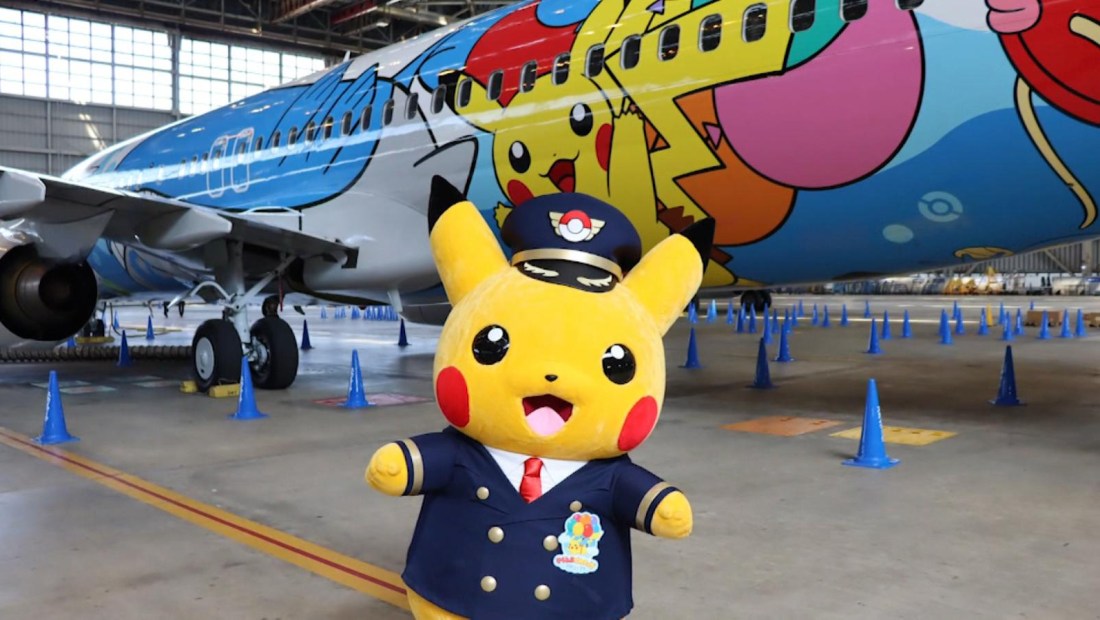 Vuela con Pikachu a bordo de estos coloridos aviones