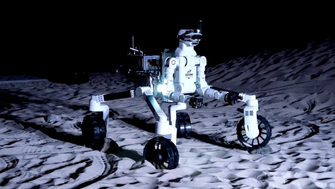 Conoce el nuevo prototipo de rover lunar similar a una araña