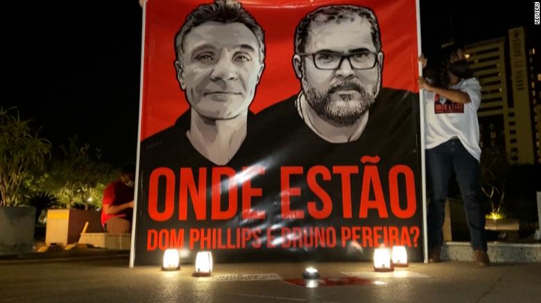 Dom Phillips Bruno Pereira vigil