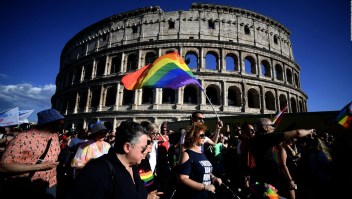 Así celebran el mes del orgullo LGBTQ en Roma