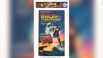 La copia en VHS de "Volver al futuro" que se vendió en US$ 75.000