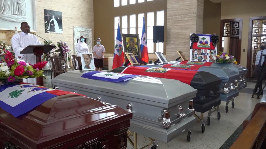 Funeral for Haitian immigrants in Puerto Rico