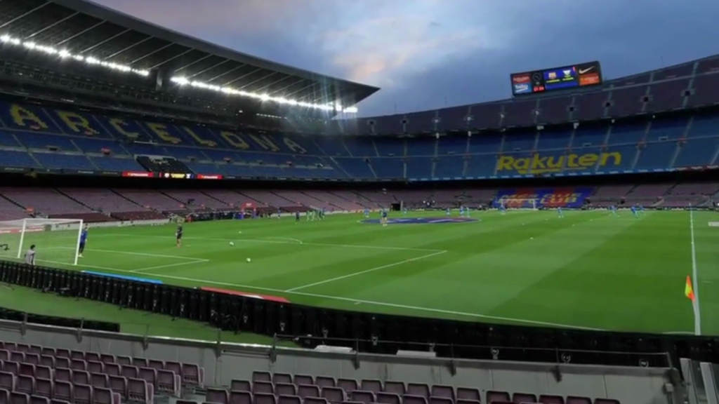 El Camp Nou se abrirá para que jueguen los aficionados