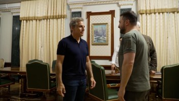 Así fue el encuentro entre Ben Stiller y Volodymyr Zelensky en Kyiv