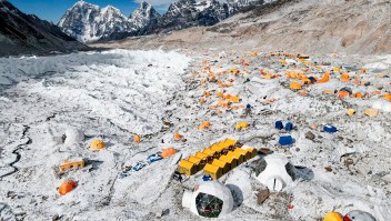 Campamento al Everest, en riesgo por cambio climático