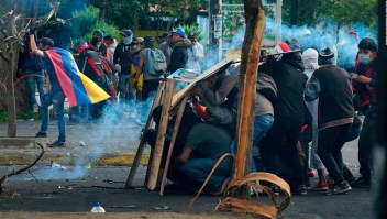 Las impactantes imágenes del día 10 de protestas en Ecuador