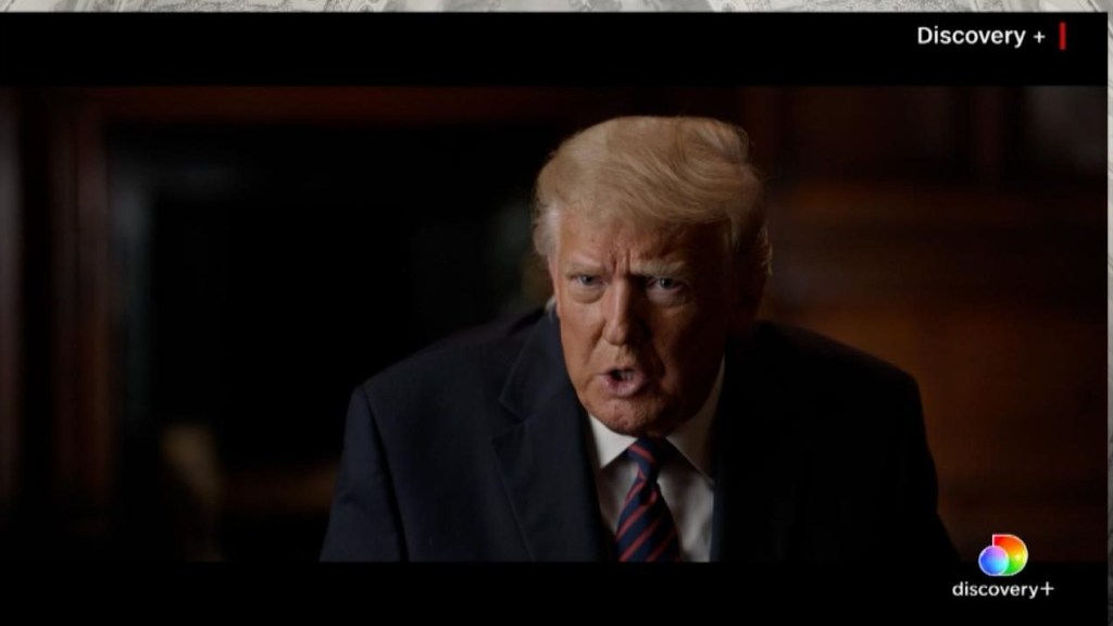 What does Trump say about January 6 in new documentary?