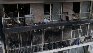La crónica del incendio de un edificio en Buenos Aires