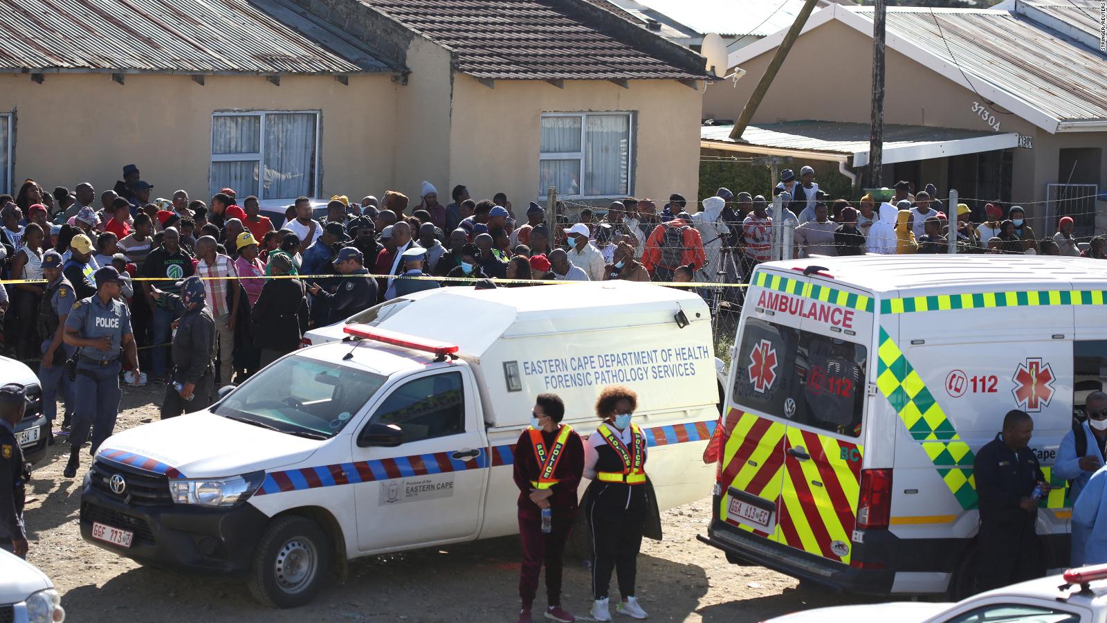 22 young people, including children under 13, die in an incident in a tavern in South Africa