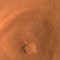 Imagen de una montaña en Marte tomada por la sonda china Tianwen-1.