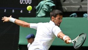 Novak Djokovic estuvo en buena forma contra Thanasi Kokkinakis durante el partido de segunda ronda.