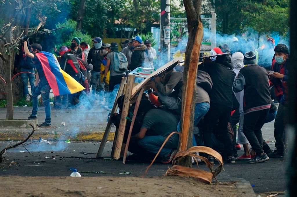 Resumen de las protestas y el paro nacional en Ecuador el 24 de junio