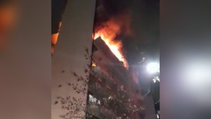 El incendio se desató en un edificio céntrico de la ciudad de Buenos Aires