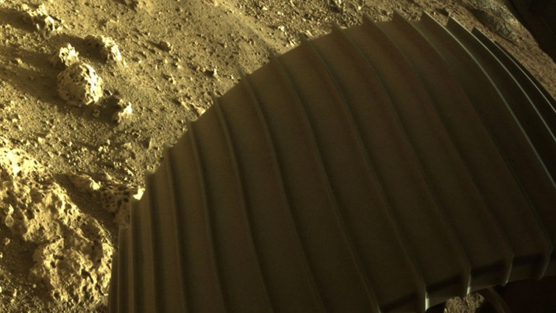 El rover Perseverance tiene una "mascota" en Marte
