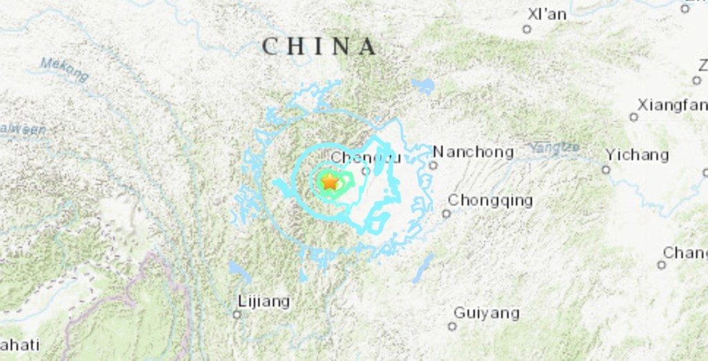 china sismo