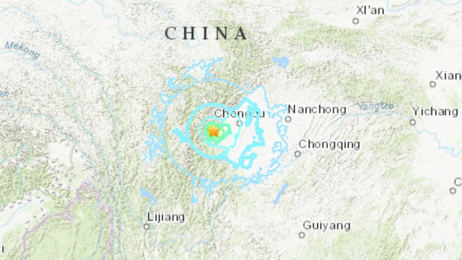 china sismo