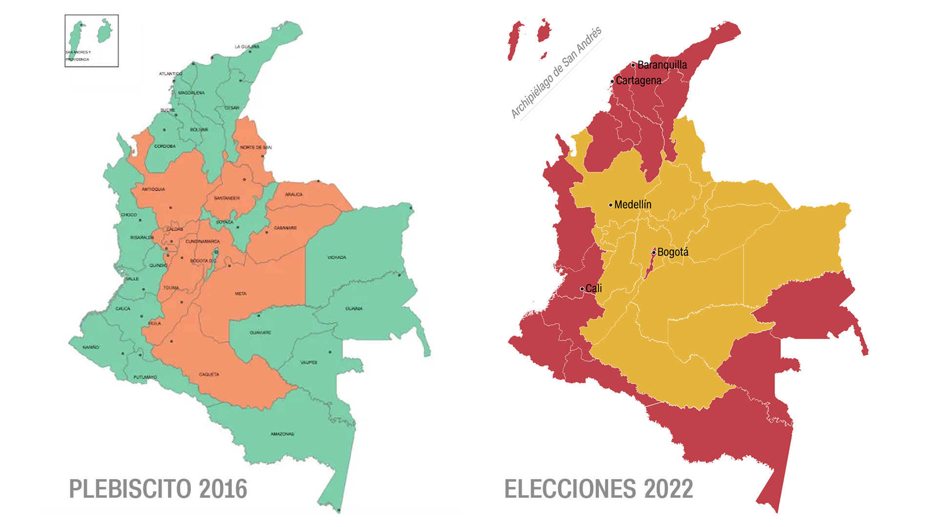 Cómo la Colombia del olvido y del “sí” eligió al futuro presidente