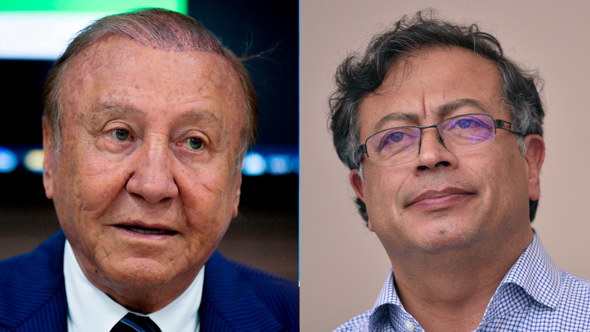 A poll suggests that Rodolfo Hernandez and Gustavo Pedro will join forces in the Colombian election.