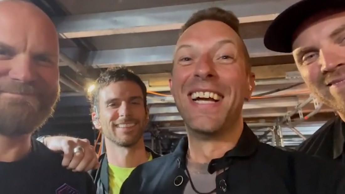 La buena noticia del día: así festejó Coldplay su nuevo récord en Argentina