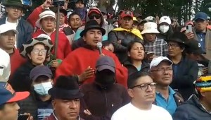 Leonidas Iza dice que "ríos de gente" seguirán llegando a Quito