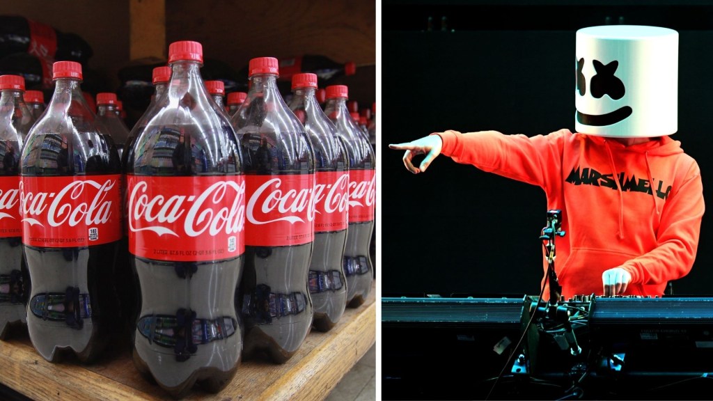 What does Coca-Cola taste like, launched in collaboration with DJ Marshmello?
