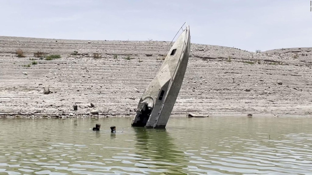 restos humanos lago mead sequía
