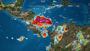 Fenómeno tropical amenaza las costas de Centroamérica y el Caribe
