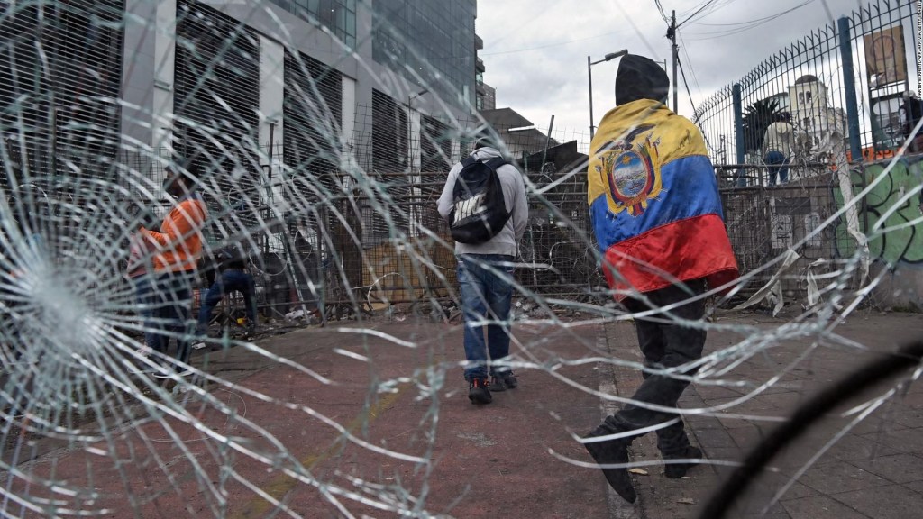 The balance of 18 days of protests in Ecuador