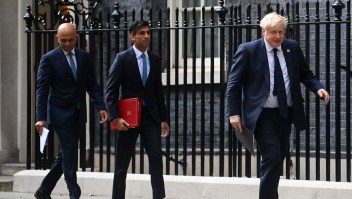 Boris Johnson ministros gobierno sunak javid