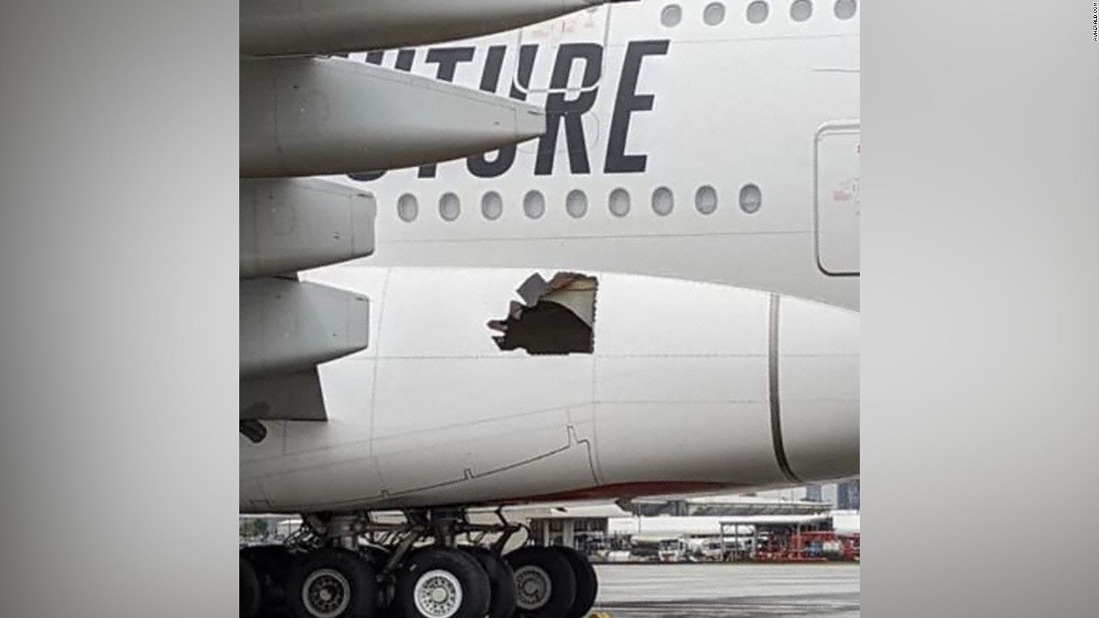 Airbus A380 ‘flyed for 14 hours’ with hole in side
