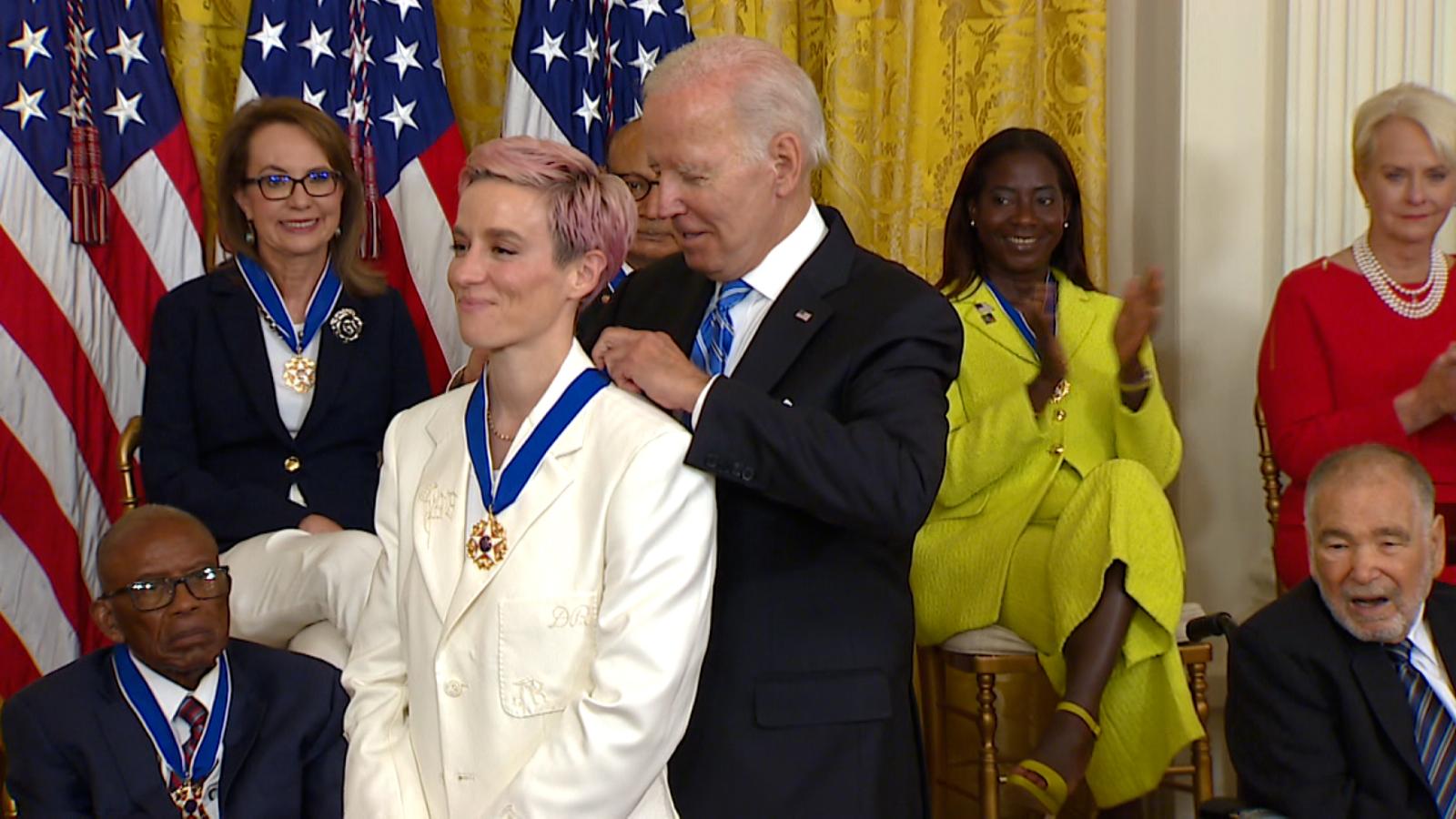 Biden awards the Presidential Medal of Freedom to 17 notable Americans