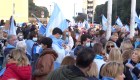 Así se viven las protestas del 9 de julio en Argentina