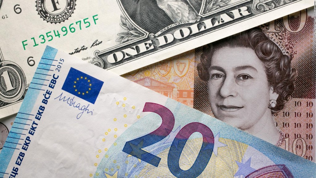The euro equals the value of the dollar for the first time in years