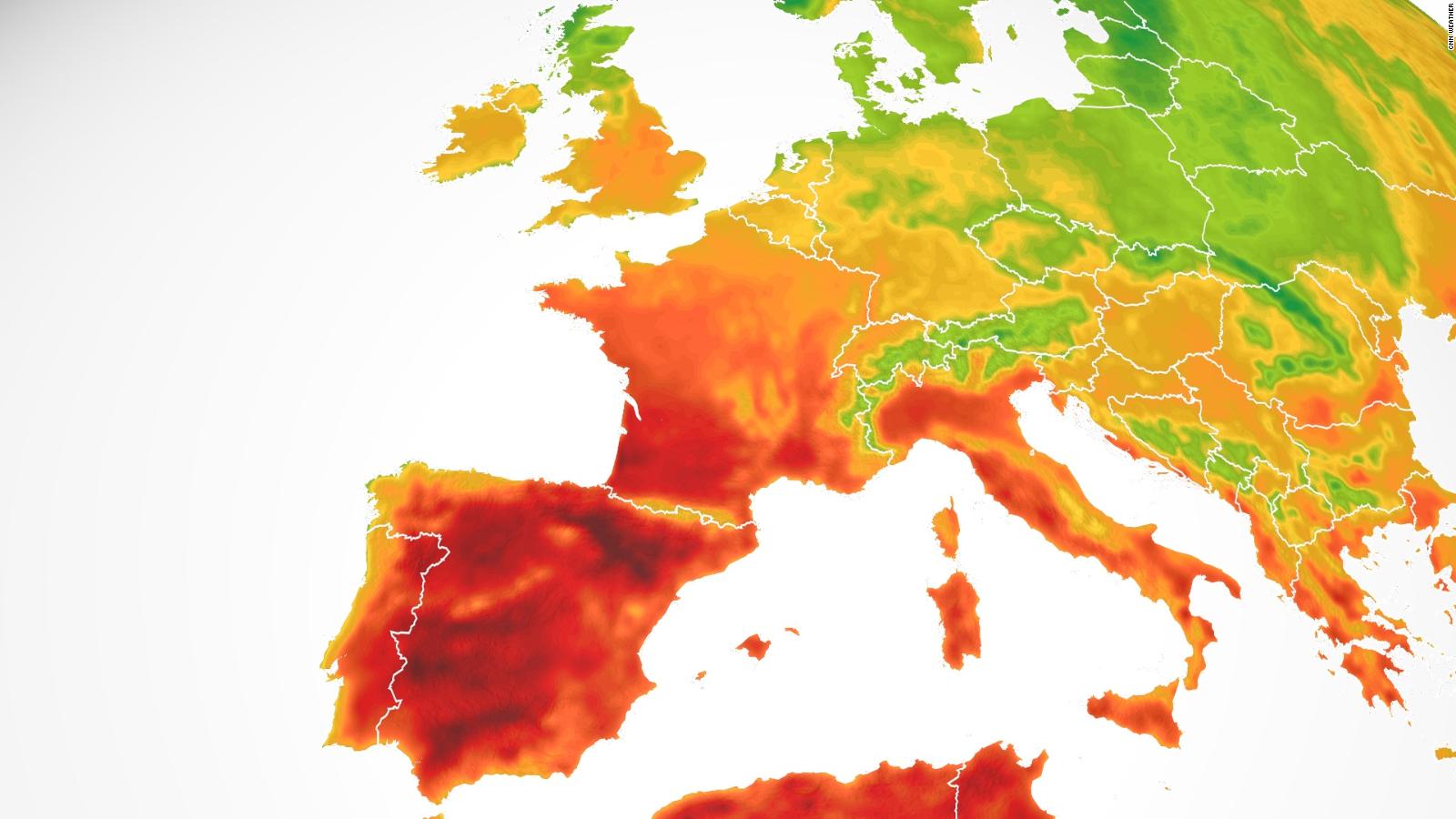 L’Europa occidentale affronta una pericolosa ondata di caldo