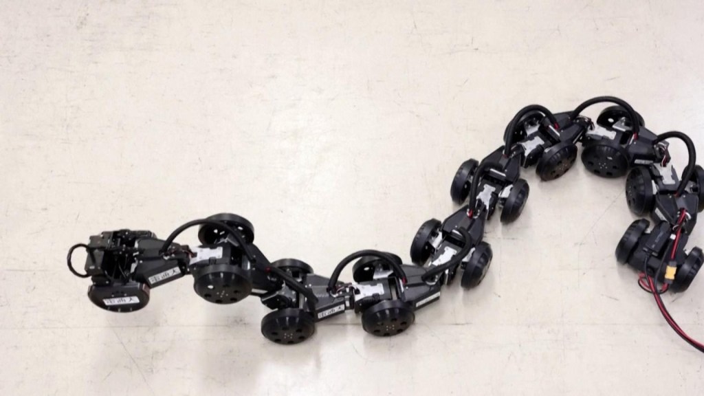 This robot snake seeks to improve rescues in disaster areas