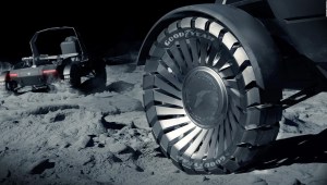 Así serían los nuevos neumáticos lunares de Goodyear