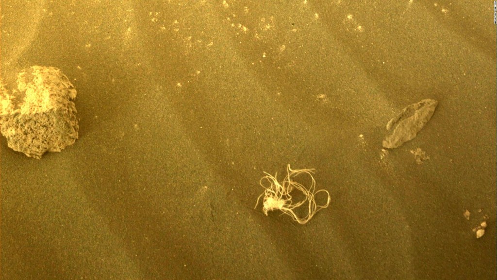 An unusual spaghetti-like object has been found on Mars