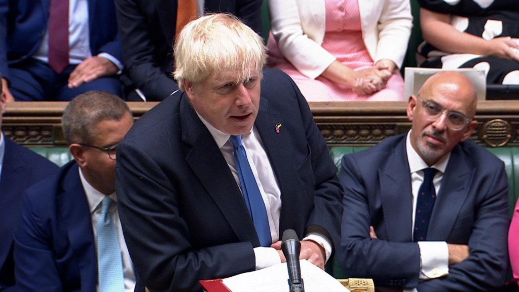 Boris cita a Terminator para despedirse como primer ministro