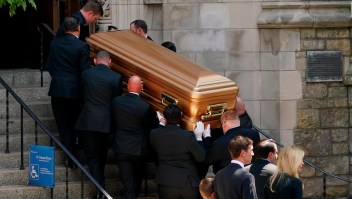Donald Trump y sus hijos despiden a Ivana Trump en funeral