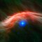 NASA revela espectacular imagen de una estrella fugitiva en el espacio