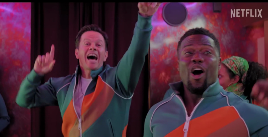 Kevin Hart and Mark Wahlberg star in the comedy "me time"