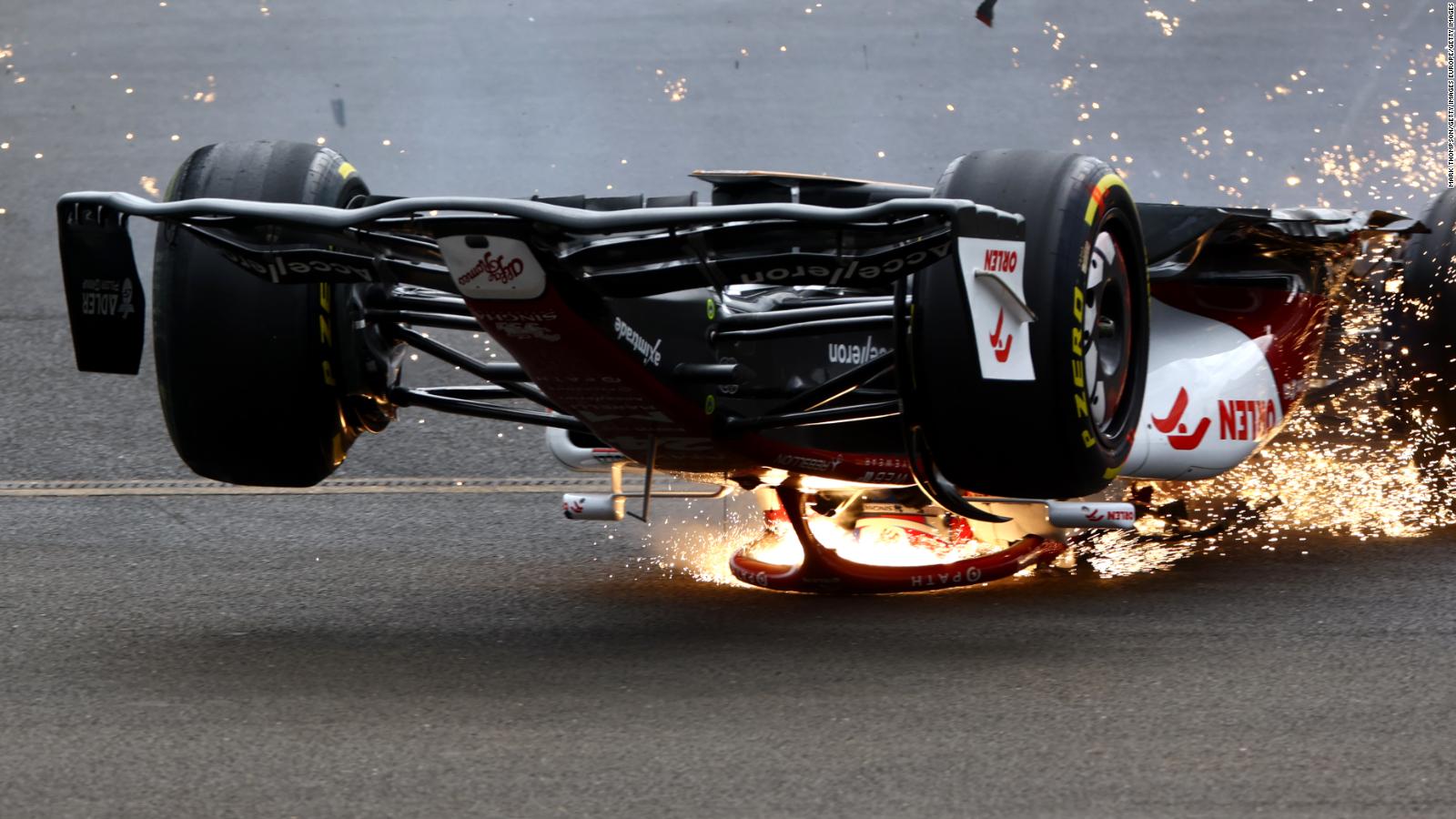 'Halo Me Salvó': Así Piloto De F1 Zhou Guanyu Salió Ileso Tras Horrible ...